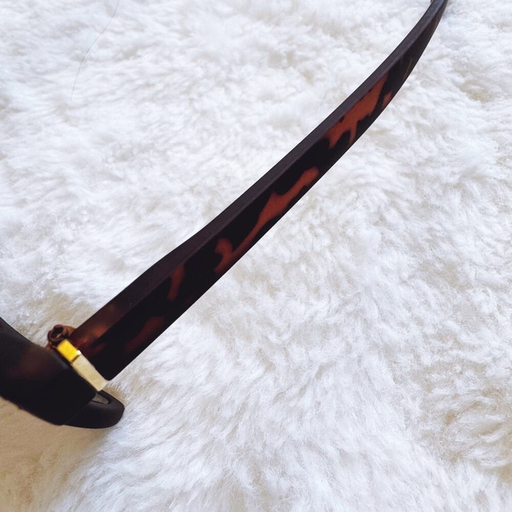 Otto Tortoise Brown Angular Frame Sunglasses - Picture 5 of 12